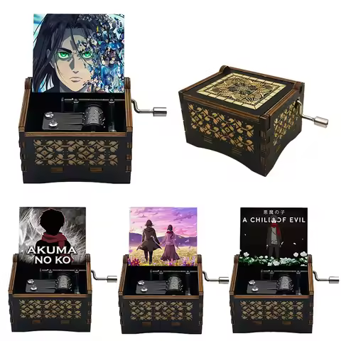 Akuma no Ko Music Box Square Gifts, Anime Wind Up/Hand Attack on Music Box, Anniversary Christmas Bi