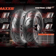 60/80-17 (215-17) Maxxis Victra S98 Tire Dual Compound TubelessST - Motorcycle Tire Ring 17 KWC jk R