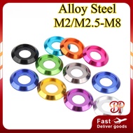 Aluminum alloy gasket semi-round head gasket pan head groove pan head screw gasket M2/M2.5/M3/M4/M5/