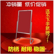 Stainless Steel Poster Stand Recruitment Sign Advertising Sign Standing Water Sign Display Stand Sta