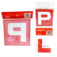 Sticker/sticker L motor/sticker P motor/sticker P kereta/sticker Lesen/ukuran jpj/sticker motor/stic