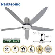 PANASONIC ECONAVI 5 5-Blade Ceiling Fan (60 inch) F-M15H5