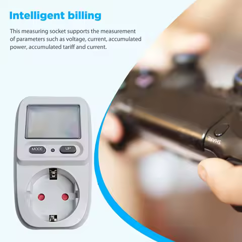 Digital Wattmeter AC 230V 110V Power Meter Electricy Consumption Energy Meter EU Plug Power Kilowatt