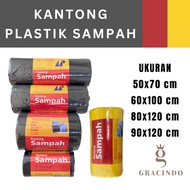 PLASTIC GARBAGE 60x100 80x120 90x120 1 ROLL / TRASHBAG TRASH BAG 60x100cm 80x120cm 90x120cm
