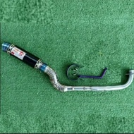 Red LEO EKZOS 28Mm Manifold for Ex5 Wave100/110/125 kriss100/110/115 125 srl 100/110/115 125 sym110/