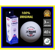 Nittaku NSD ball 40+ 3stars Material : Plastic ITTF Table Tennis Ping Pong