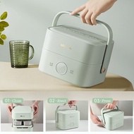 Perfec Bear Upgraded Electric Lunch Box 1.6L Little Bear Water Free Heating Lunch Box DFH-G16W7 Offi