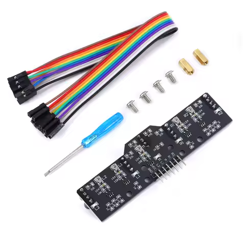 5 channel digital tracking sensor, 5-channel gray line patrol module, photoelectric red line color r