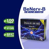 BeNerve-B Vitamin B1 + B6 + B12  Box of 100 Tablets