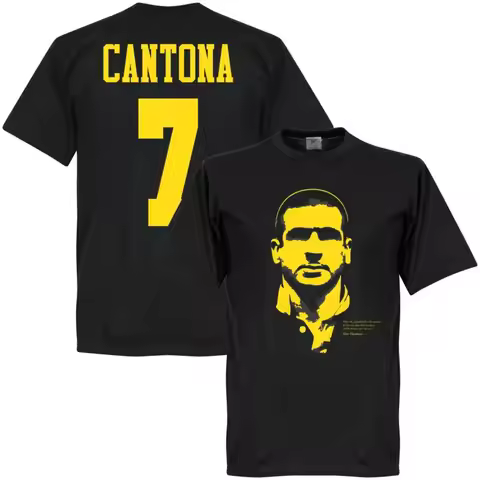 2025 Classic Cantona Jersey Football Cotton Graphic Tshirts Men Women Short Sleeve Summer O-Neck Top