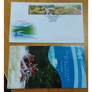 2018 Malaysia Rivers Sungai-sungai 2v Stamp FDC With Original Brochure
