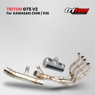 Kawasaki zx636 zx6r full system original triton exhaust