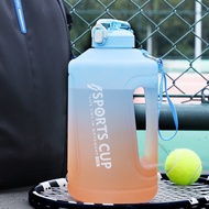 ▲✆☈Hot Sports Water Bottle 2.3L Large Capacity Water Cup Outdoor Fitness Portable Straw Big Water Bo