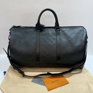 LV keepall 50 旅行袋/斜背包/旅行包 M44810 93成新