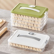 Timed Multi-Layer Dumpling Box Frozen Dumpling Special Household Kitchen Refrigerator Quick-Frozen D