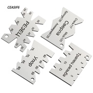 CEASIF6 Wire Cutting Carpenter Thread Iron Carbon Steel Bit Gauge
