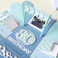 Happy 30th birthday explosion box card