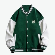 MLB ASICS Men’s Casual Jacket - Baseball Uniform Inspired Autumn Wear