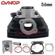Motorcycle cylinder piston ring gasket  DT125 diameter 56mm Piston pin 16mm for yamaha 125cc DT 125