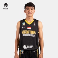 MILLS KBS ALTERNATIVE BASKETBALL JERSEY PLAYER ISSUE BLACK 26019KBS