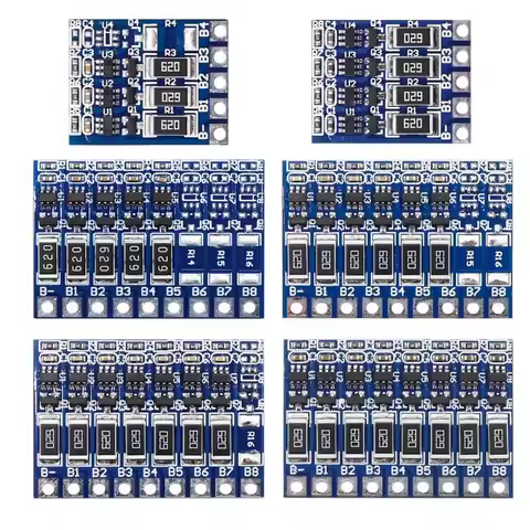 5S 21V 4.2V Li - ion Lipo Battery Protection Board w/ 68mA Balance Function for 18650 Batteries, Com
