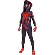 Costume Game Miles Morales 2099 Spiderman Cosplay