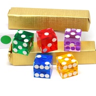 5pcs D6 Acrylic Right Angle Dice Board Game Dice Set Polyhedral Table Game Dice Role-Playing RPG Dic