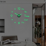renqingTW Luminous Wall Clock Glow 100cm Large Hanging Clocks DIY Digital Quiet Clocks NICE