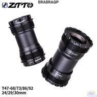 BRABRAA Threaded Bottom Bracket, 28.99mm Spline Axis DUB 30mm T47 Bottom Bracket, Precision 68mm 73m