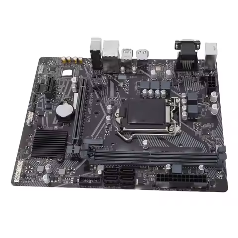 Desktop Motherboard H410M V3 S2 M ATX LGA1200 Motherboard Dual Channel DDR4 DIMM PCI E 3.0 Serial AT