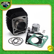 เสื้อสูบ Msx125 Wave125i รุ่นปลาวาฬ KYZ ชุดเสื้อสูบ ไซค์เดิม ลูก66มิล สีเงิน สีดำ ลูกสูบ ประเก็น ตรง