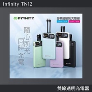 Infinity TN12 雙線透明充電器