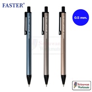 FASTER CX513 Mixed Color 1 Pcs Handle 0.5mm Gel Ball Pen Blue Ink Fater