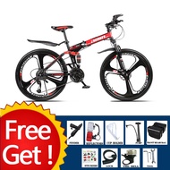 [SG Ready Seller]20 inch 7 speed  26inch 24 speed bicycle disc brakeinch Foldable Adult Outdoor city road folding bik