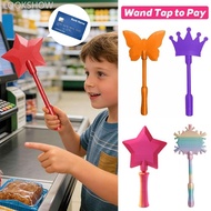 LOOKSHOW 3D Printed Star Light Magic Wand NFC Payment Holder Contactless Card Holder Tap to Pay for 