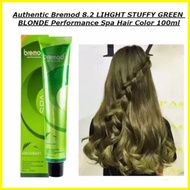 ∇ ✻ ☃ Bremod 8.2 Light Stuffy Green Blonde Hair Color