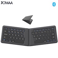 jomaa Mini Bluetooth-campati Folding Keyboard for ipad Phone Laptop Rechargeable Wireless Foldable Keyboard Ergonomics