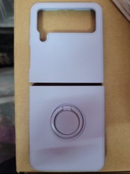 Samsung Z Filp 4 紫色手機殼連指環
