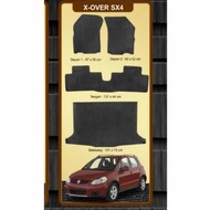 Sx4 X Over car rubber carpet