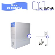 Emi File A4 White Q-Ring / D-Ring File 65mm/80mm / Hard Cover File / Ring File