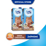 [Paket isi 2] Frisian Flag UHT Swiss Chocolate 946ml