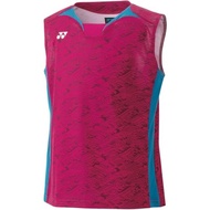 YONEX Boys Sleeveless Game Shirt - Blue & Grape (Various Sizes J120, J130, J140)