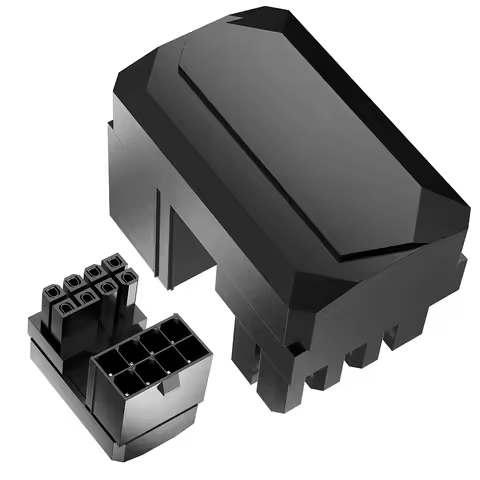 ATX 8Pin 180 Degree Angled Connector GPU Graphics Card Power Connector Adapter ATX GPU Adapter for D