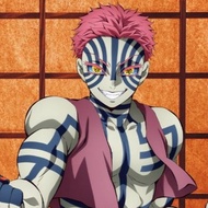 Demon slayer - Akaza Badge & Fridge Magnet