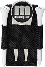 Munsingwear MQBWJX70 Men's BK00 Golf Accessory Holder (Black), BK00 (Black), One Size