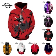New Anime Naruto Hoodies 3D Printed Uchiha Itachi Men Women Sweatshirts Cosplay Costume Ninjia Coat