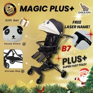【Magic Plus】Child & Folks 360 Baby Light Weight Cabin Travel Lightweight Trolley Wheels stroller bab