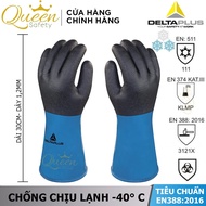 Găng tay chịu lạnh Delta plus VV837 chịu nhiệt -40 ĐỘ cấu tạo phủ Latex Bao tay chịu lạnh Găng cao s