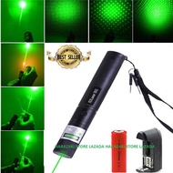 Senter Laser Pointer Recharge Green Gratis Alat Charger / Harazaki Store Pointer Presentasi Batere C