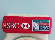 絕版收藏自用皆宜/國泰航空與滙豐銀行合辦香港七人欖球賽運動吸汗頭帶運動頭巾運動吸汗頭巾 Out of print, suitable for collection and personal use C